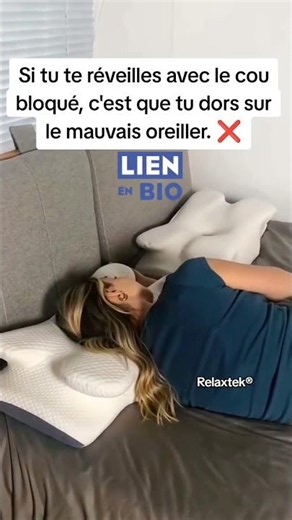 Meilleur oreiller ergonomique pour le sommeil : soulager cervicales et dos | Relaxtek®