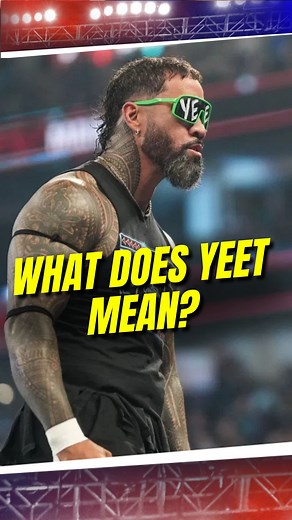 37K views · 229 reactions | What does YEET mean? Even Jey Uso's dad, Rikishi, does NOT know! #wwe #jeyuso #yeet #rikishi #wrestling | WrestleRoom | Facebook