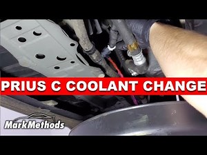 Prius C Inverter Coolant and Engine Coolant Change DIY