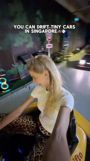 You can drift mini cars in Singapore🚗💨🤭