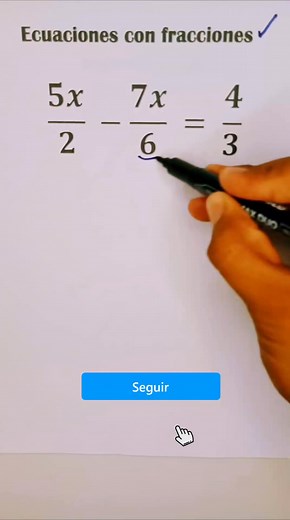 9.1K views · 72 reactions | Ecuaciones con fracciones explicadas...