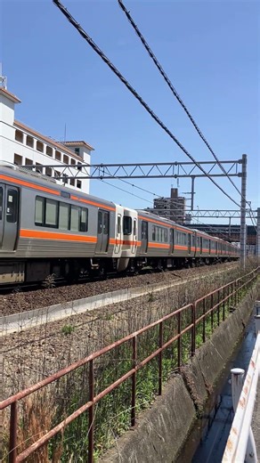 2026年4月12日313系快速大垣行き共和駅3番線発車。