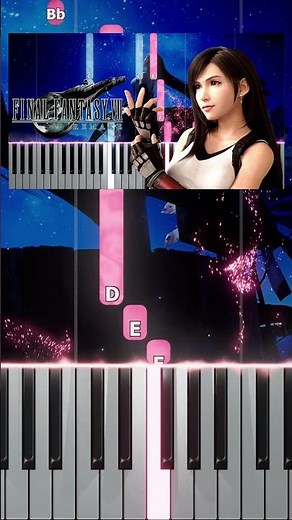 Final Fantasy VII Remake - Tifa's Theme | Piano Tutorial