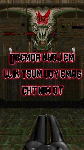 John Romero’s Hidden Backwards Message in Doom 2 (1994)