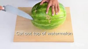 An alien baby in a watermelon womb is one heck of an extraterrestrial treat. Full tutorial: http://to.ehow.com/alien_watermelon | ehow