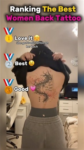 Ranking the best women back tattoo