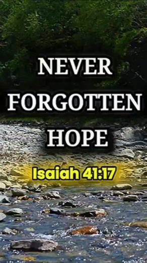 He Hears Your Cry | Isaiah 41:17