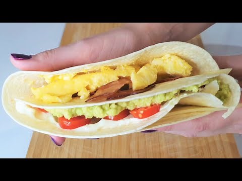 Healthy & Nutritious Breakfast Tortilla Wrap | Quick & Easy Recipe