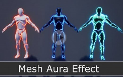 UE4人物发光教程 Body Aura Effect - UE4 Material Tutorial