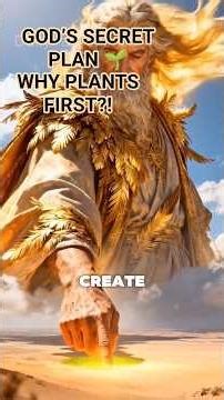 Why Did God Create Plants Before Humans? 🌱✨