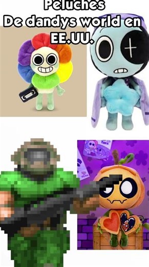 Peluches de dandys world en EEUU vs latam ☠️ #dandysworld #roblox