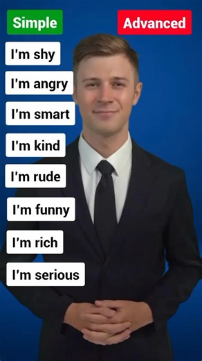 Upgrade Your English Simple vs Advanced Words #EnglishLearning #Vocabulary #LearnEnglish