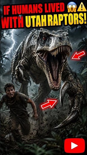 Utahraptor Could Kill a Human in Seconds 😱#shorts #wildlifefacts
