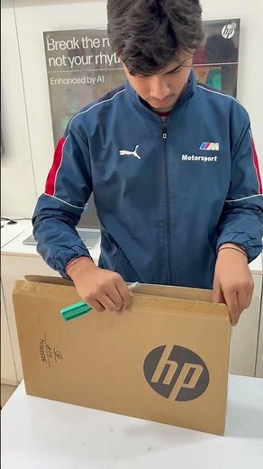 HP 15 Unboxing By Happy Customer... #hppower #laptop #smartphone #hpsmart #laptopcomputer #hp