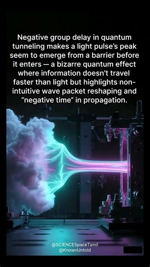 Negative Time? The Mystery of Negative Group Delay #shorts #quantumphysics