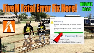 Fix Fivem Fatal Error Early Exit Trap How To Solve Could Not Load Citizengame Dll Crash F4fix Mp3 & Mp4 Download - clip.africa.com