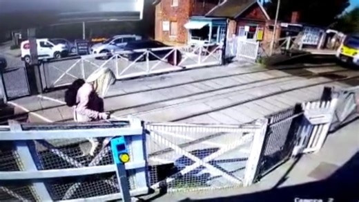 22K views · 148 reactions | The gates are shut for a reason ...  Two people took a huge risk that very nearly cost them their lives.  CCTV footage of a near-miss at Elsenham level crossing in Essex: ➡️ https://www.networkrailmediacentre.co.uk/news/mother-leads-level-crossing-safety-event-in-elsenham-as-shocking-new-cctv-footage-released #SafetySaturday | Network Rail | Facebook