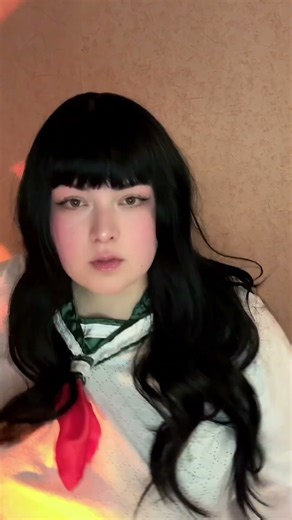 Kagome is hereeee 🫶🏻💚😁 #cosplay #inuyasha #kagomehigurashi