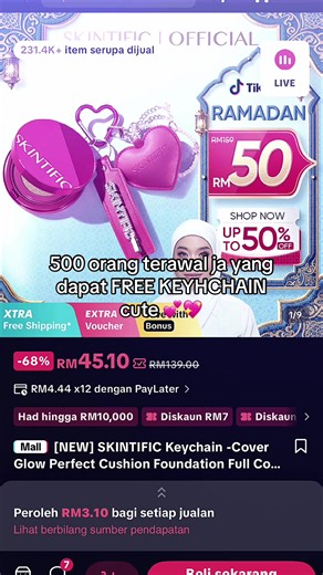 Unlock Your Free Cute Keychain with Skintific!