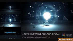 Light Bulb Explosion Logo Reveal - INTRO HD