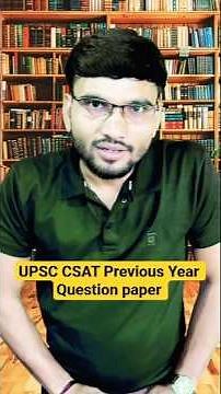 UPSC CSAT Previous Year Question paper | UPSC Prelims Test Series 2026 | UPSC CSAT | #upsc2026