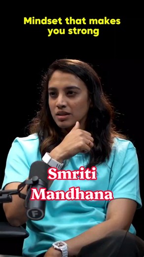 Let your hard work speak for itself. 🔥#SmritiMandhana #RajShamani #Motivation #Mindset #SelfRespect
