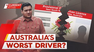 This bloke might just be Australia's worst driver. Almost 650 demerit points. and $70,000 in fines hasn't stopped him from getting behind the wheel. #9ACA | Watch LIVE 7pm | A Current Affair