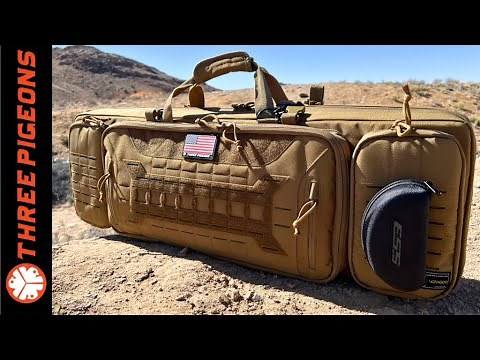 Three Pigeons Tactical Double Rifle Case, The Perfect Range Bag For Your AR-15