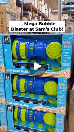 Sam’s Club Lovers on Instagram: "🫧 This fun Mega Bubble Blaster is at Sam’s Club! It comes with four bottles of solution and is rechargeable for up to 20 minutes of continuous play! Just $19.98! #samsclub #bubbles #springtime🌸"