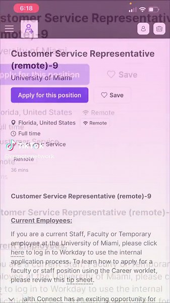 You can work for the University of Miami in this entry level remote job. Check out our pinned video to learn how to apply 👍 #hiring #remotejobs