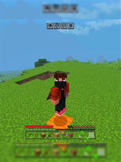 Minecraft But I Can Only Touch Orange #minecraft #shorts #funny