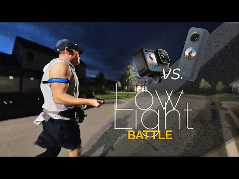 GoPro Hero 10 vs Insta360 One X2 - Low Light Battle