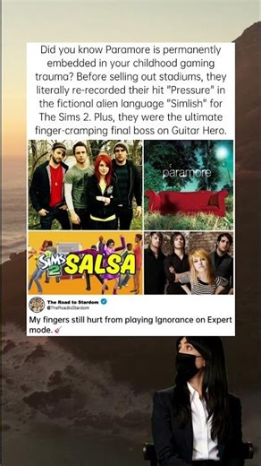 Paramore's hidden video game secrets #Paramore #GuitarHero #TheSims #GamingNostalgia #poppunk