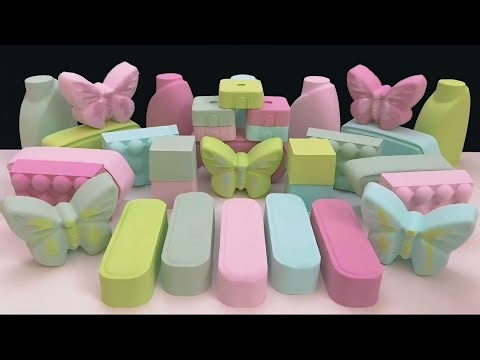 Baking Soda ASMR 🦋 Butterfly Blocks Crushing Satisfying