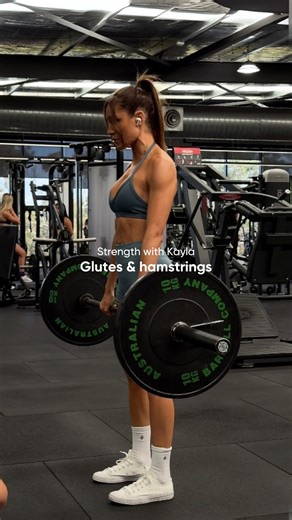 9.8K views · 76 reactions | Straight from the Strength with Kayla program, this is her glutes & hamstring workout  懶 Hip Thrust - 12 reps 懶 Weighted Step Up - 20 reps (10 per side) 懶 Romanian Deadlift - 10 reps 懶 Glute Kickback - 20 reps (10 per side) 懶 Hip Abduction - 15 reps  Save this for your next gym day! | Sweat | Facebook