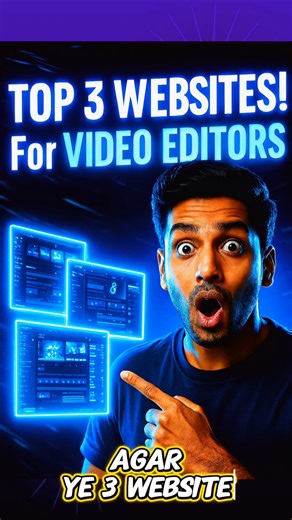 ✅ 3 Secret Editing Websites Every Creator Needs! | Editing आसान बन जाएगी #shorts