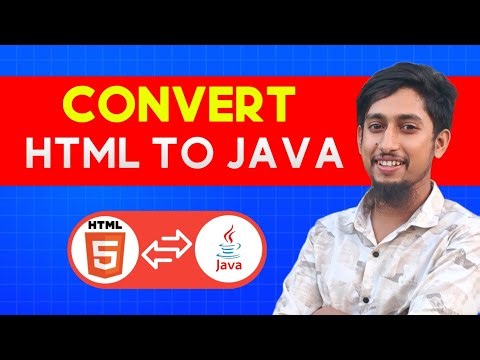 Convert HTML to Java App Cloud Ai