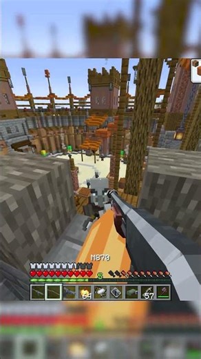 RAIDING A PILLAGER ARENA IN MINECRAFT #shorts #minecraft #minecraftmemes