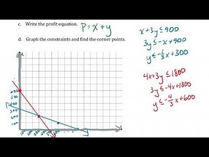Optimization Word Problems Part 3