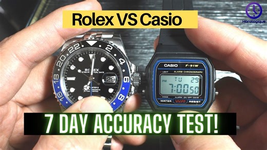 You won't BELIEVE how accurate this Rolex is ¦ 7 day test against Casio quartz