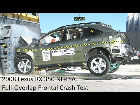 2007-2009 Lexus RX 350 / RX 400h NHTSA Full-Overlap Frontal Crash Test