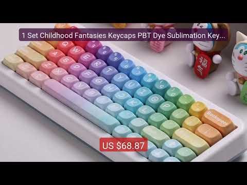 1 Set Childhood Fantasies Keycaps PBT Dye Sublimation Key Caps SOA... — Best Deal 2026 | Shop Now!