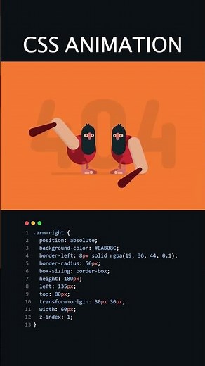 INSANE 404 Page Not Found Animation Using CSS!