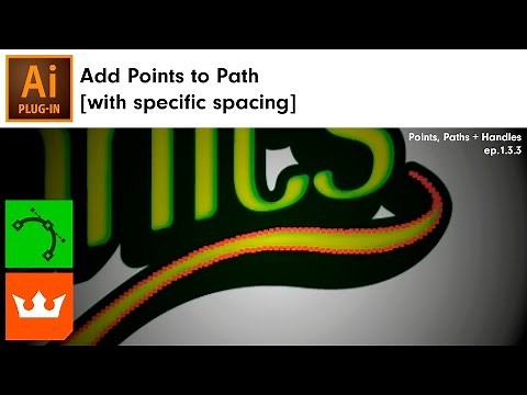 Add Points to Path [with specific spacing] in Illustrator | VectorScribe