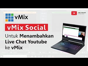 Cara Menambahkan Live Chat Facebook, YouTube,Twitter dan Twitch ke vMix Menggunakan vMix Social