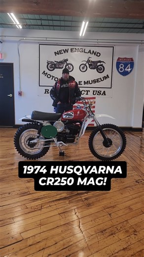 Kaplan America 🇺🇸 on Instagram: "1974 HUSQVARNA CR250 "MAG"! EBAY AUCTION HERE - https://www.ebay.com/itm/397585417798"
