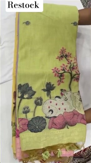 must try this beautiful saree in this summer season 😍 #swamini