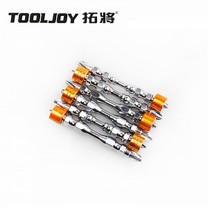 [Hot Item] 1/4" Hex Shank 65mm Anti-Slip Double Ended Screwdriver Bit with Magnetic Coil pH1 pH2 pH3