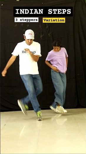 Indian steps 3 steppers variation | Shuffle Dance Tutorial