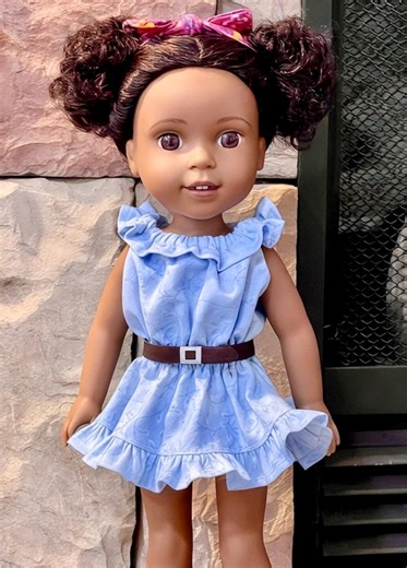 Country Diva Dress for Wellie Wisher Dolls - Etsy
